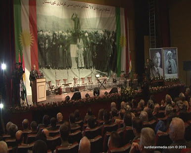 بەشداری نۆێنەری پارتی سەربەستیی کوردستان لە ٢ بەرنامەی تایبە بە کۆماری کوردستان لە هەولێری پایتەخت لە رۆژانی ٢١ و ٢٢ ویانواری ٢٠ ١٣ .